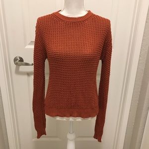 Beautiful Rust Color Knit Sweater